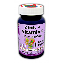 Zink-Vitamin C- 12/400 mg Kapseln