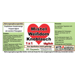 Mistel-Weißdorn-Knoblauch