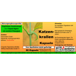 Katzenkrallen-Kapseln