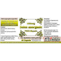 Selen anorganic 100mcg Vegikapseln