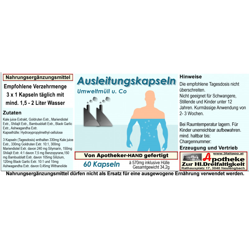 Ausleitungskapseln Umweltmll u. Co