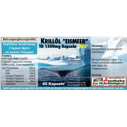 KrillÖl "Eismeer" TD1500mg Kapseln