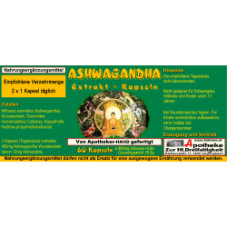 ashwagandha extrakt kapseln