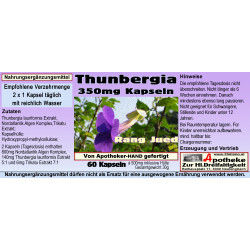 Thunbergia 350mg Extrakt Kapseln