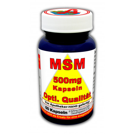 MSM 500 MG Optimum Quality Kapseln