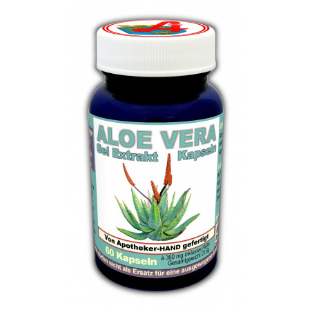 Aloe Vera 400mg Extrakt Kapseln