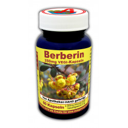 Berberin 250mg VEGI-Kapseln