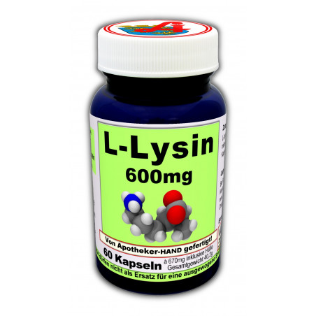L-Lysin 600 mg Kapseln